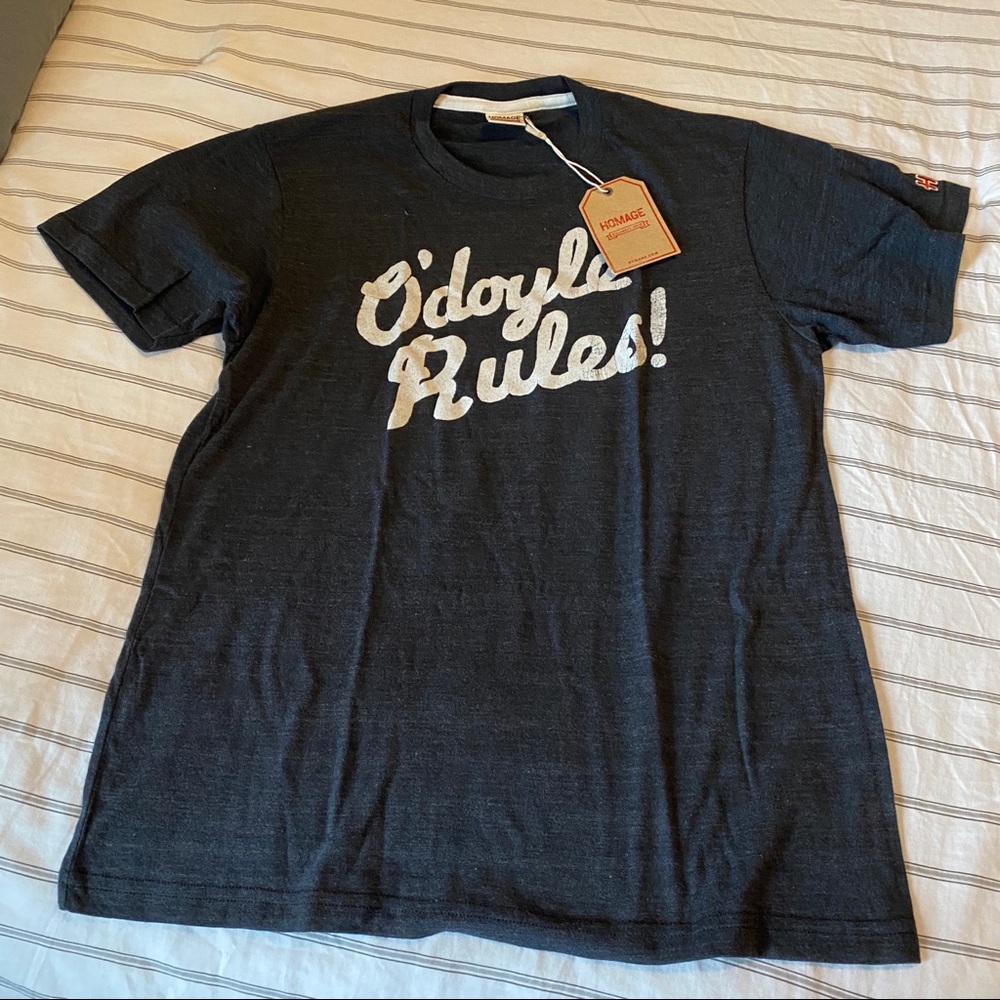 HOMAGE gray “O’doyle Rules” t-shirt